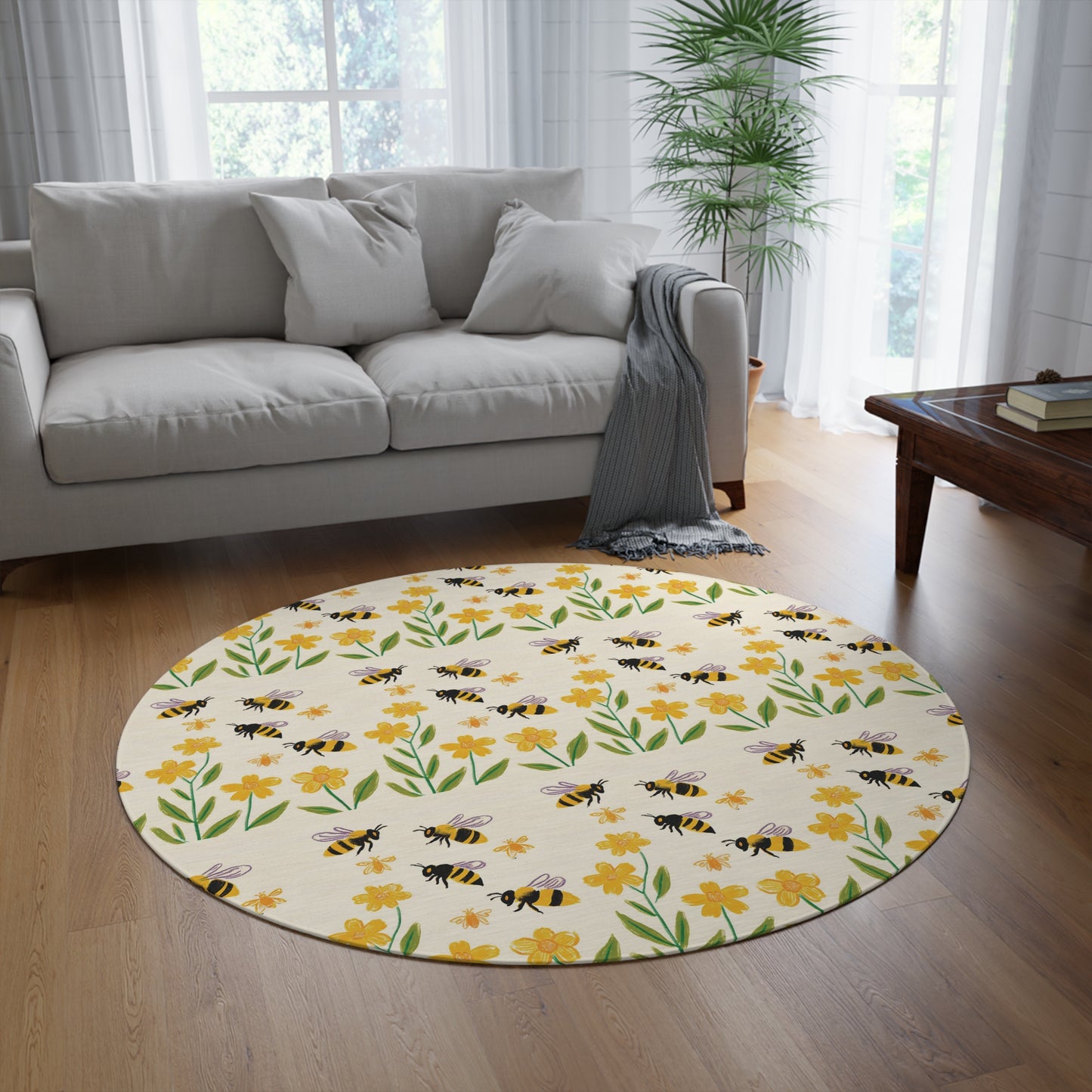 Buzzy Round Rug