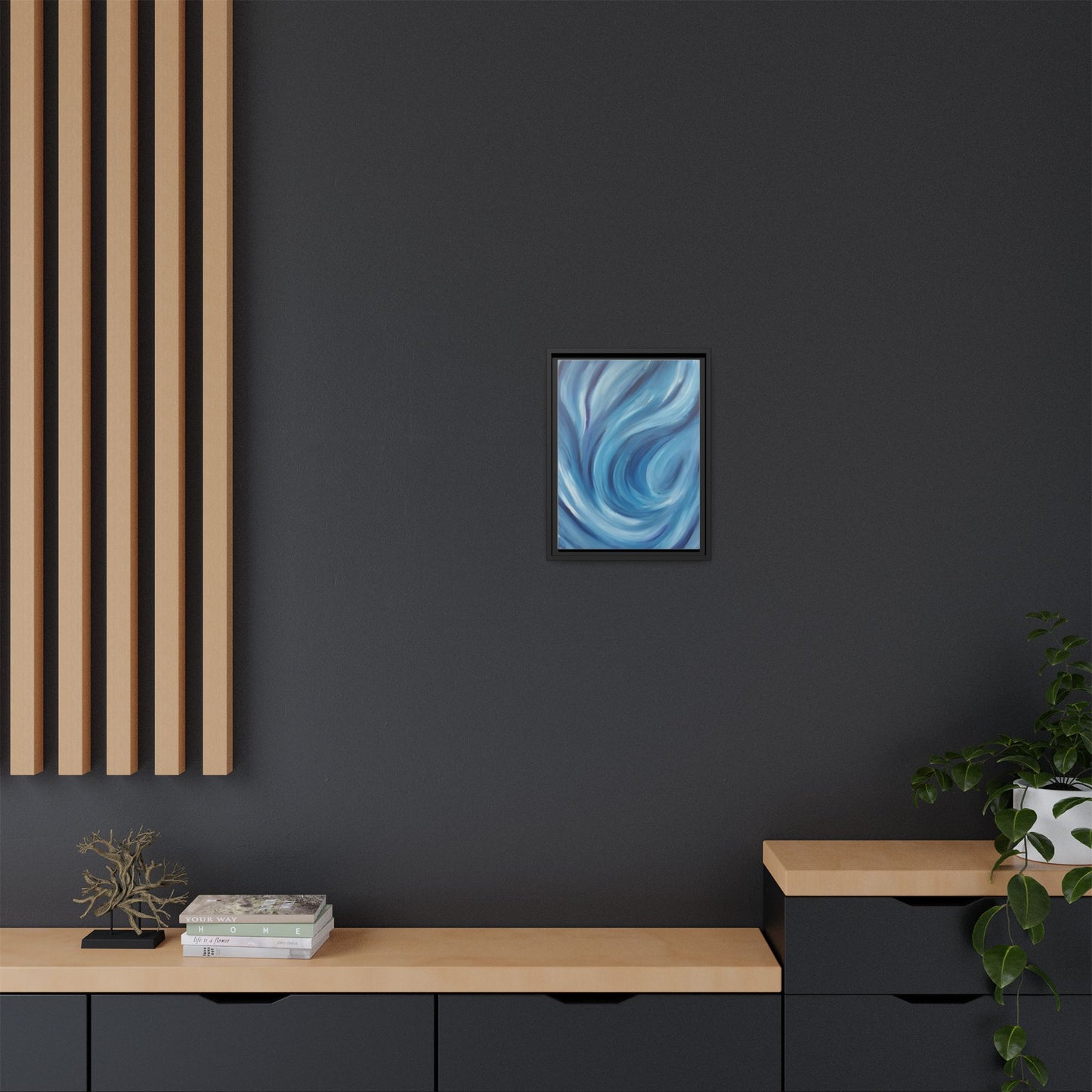 Intrinsic Reflection Framed Canvas Art