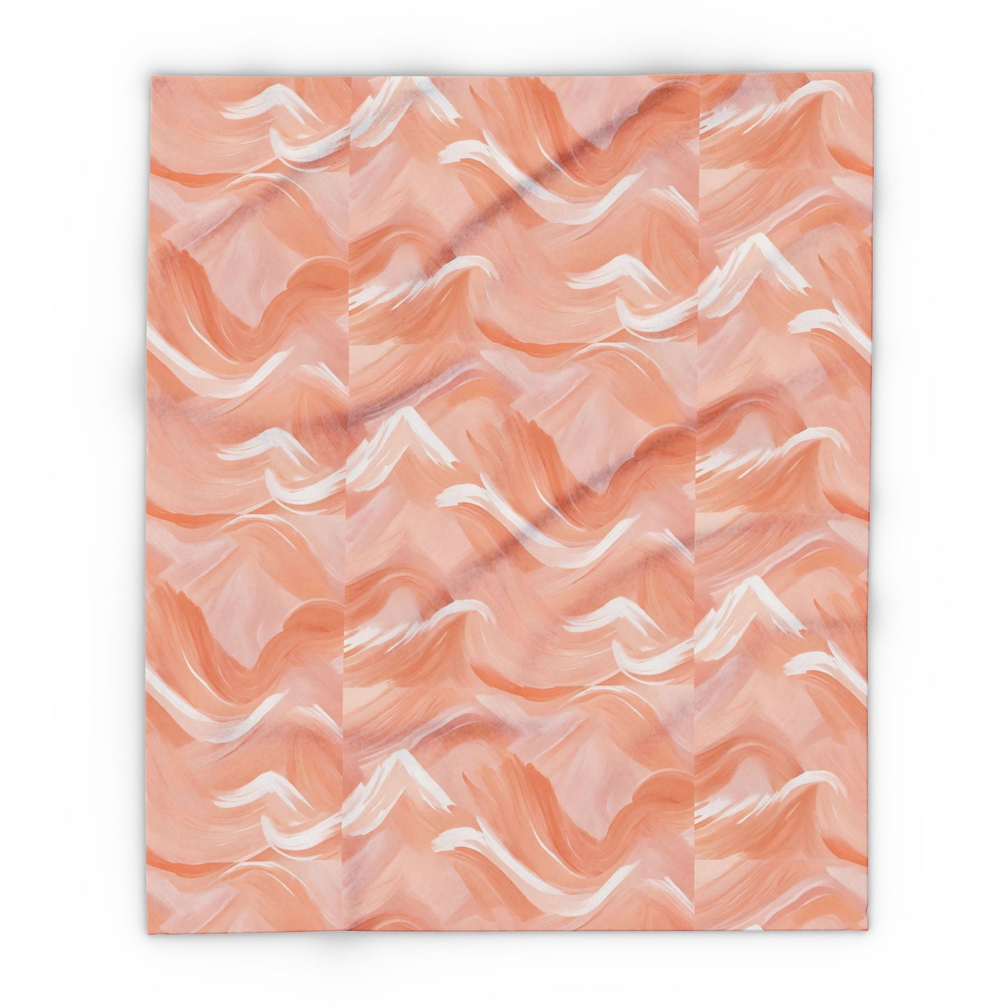 Dusk Brushstrokes Arctic Fleece Blanket
