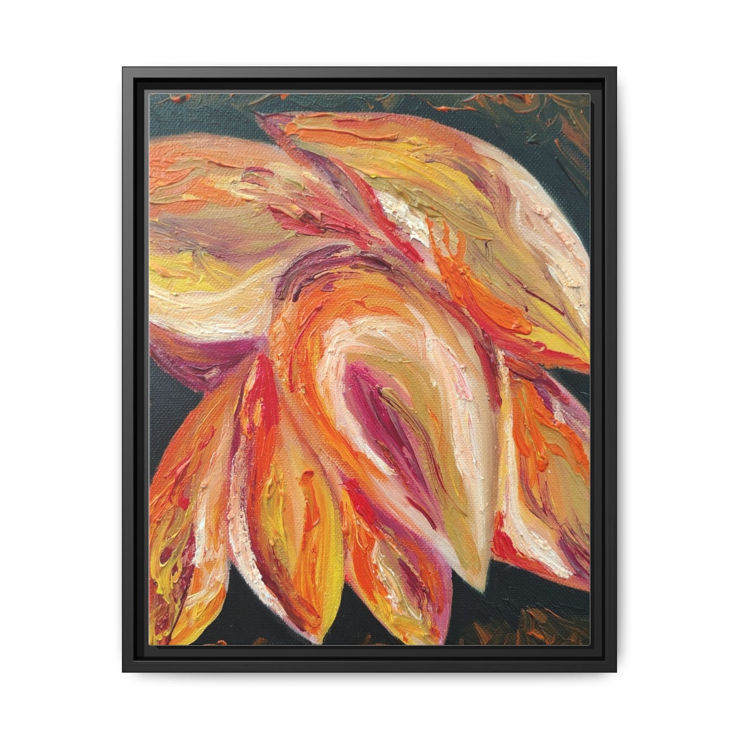 Dramatic Awakening Framed Canvas Art