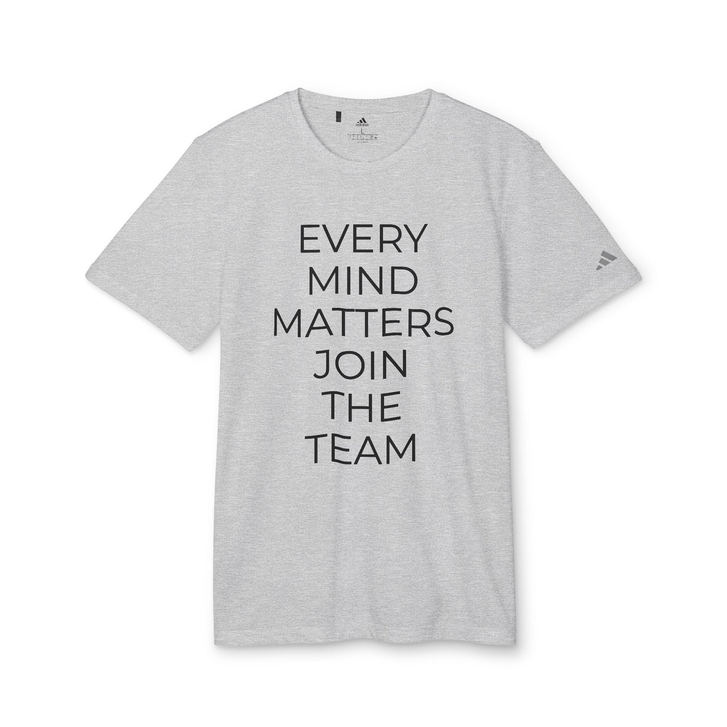 Adidas x Neurodivergent Synergy Unisex Sport T-Shirt EVERY MIND MATTERS JOIN THE TEAM