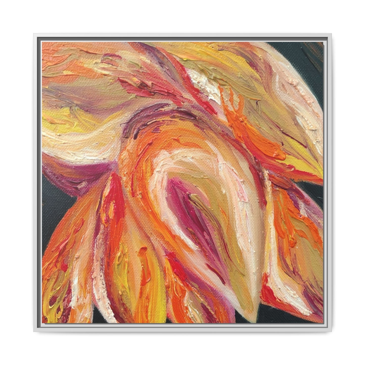 Dramatic Awakening Framed Canvas Art