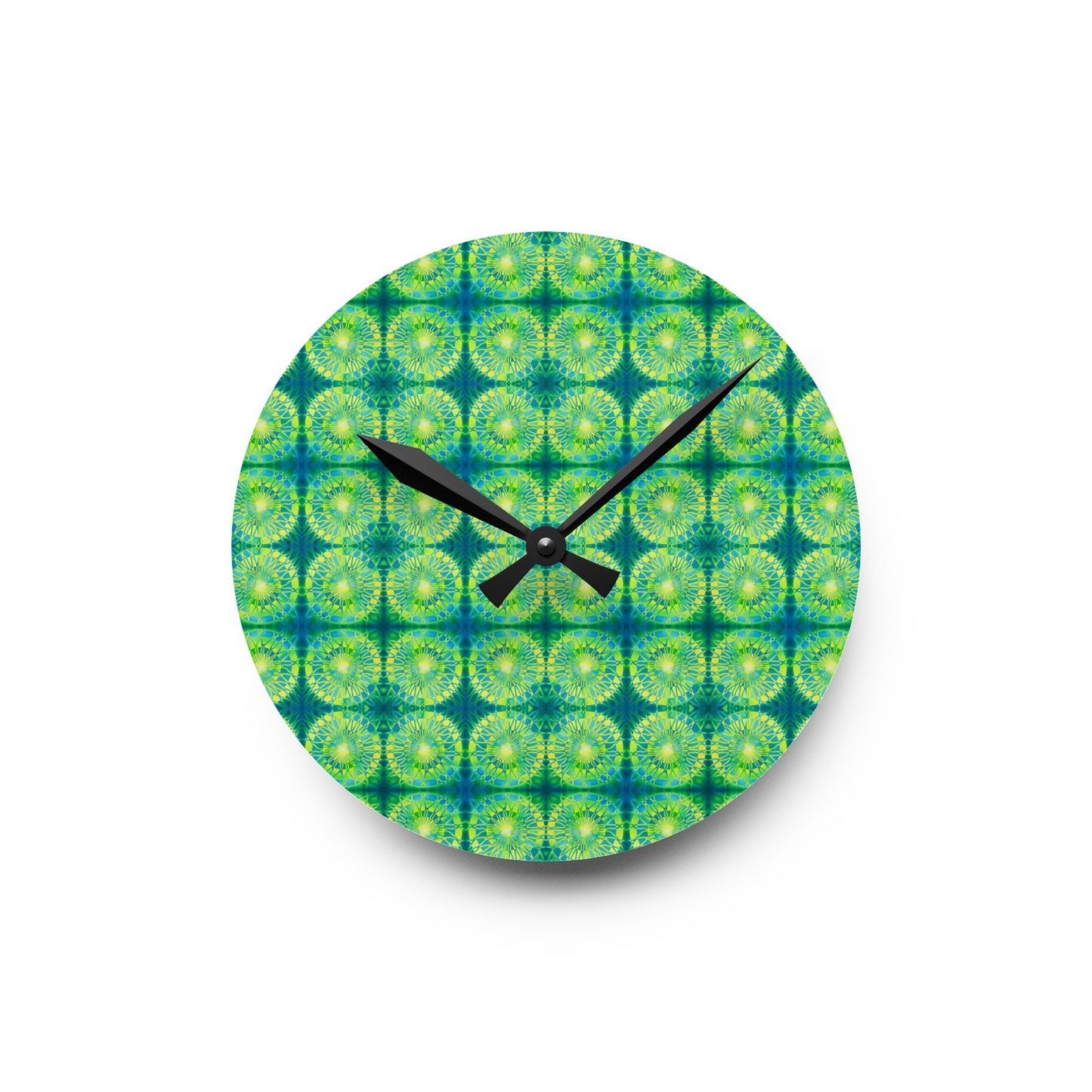 Safety Net Circles by Uta Feinstein Wall Clock