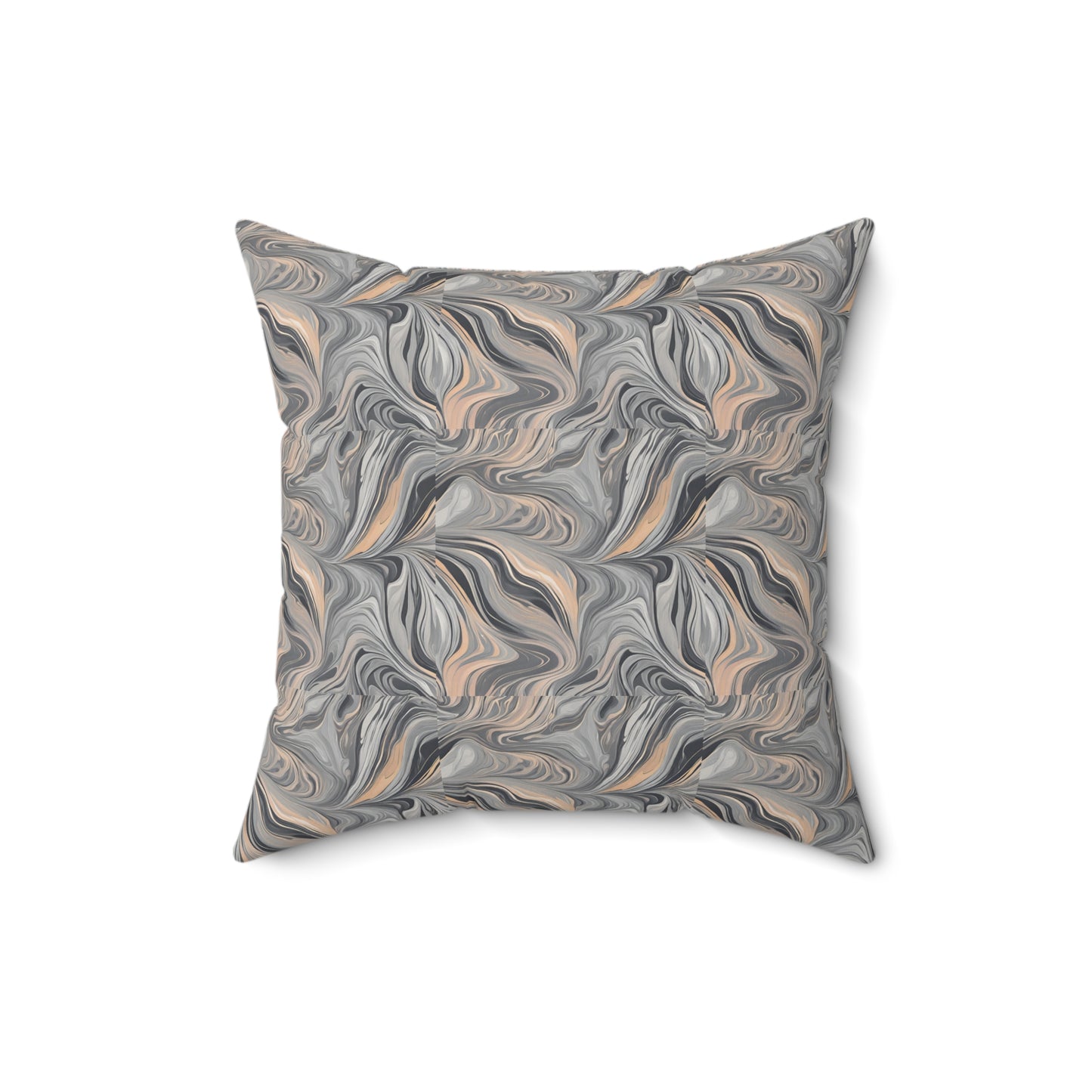 Stonescape Faux Suede Square Pillow