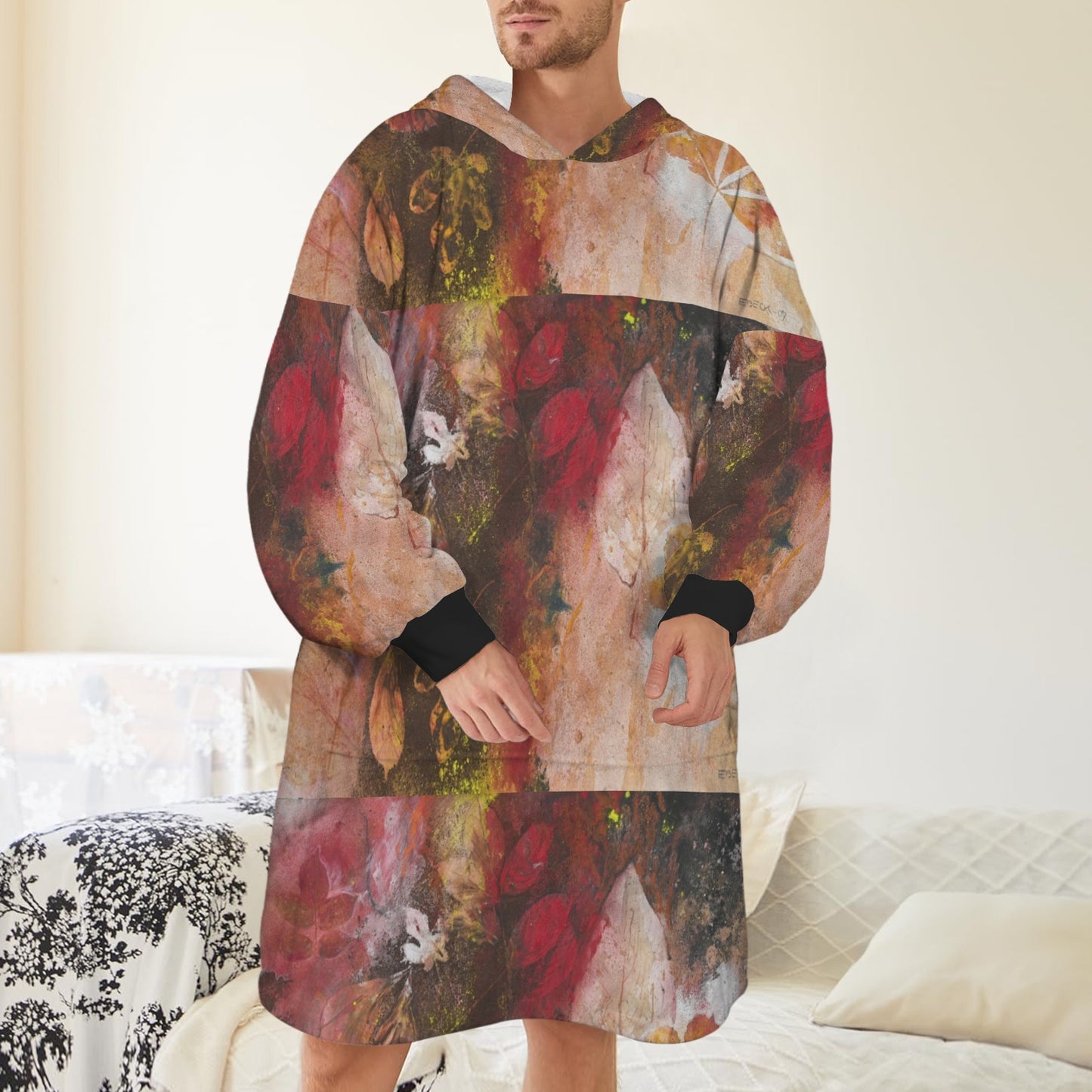 Natur a by Eskild Beck Unisex Blanket Hoodie