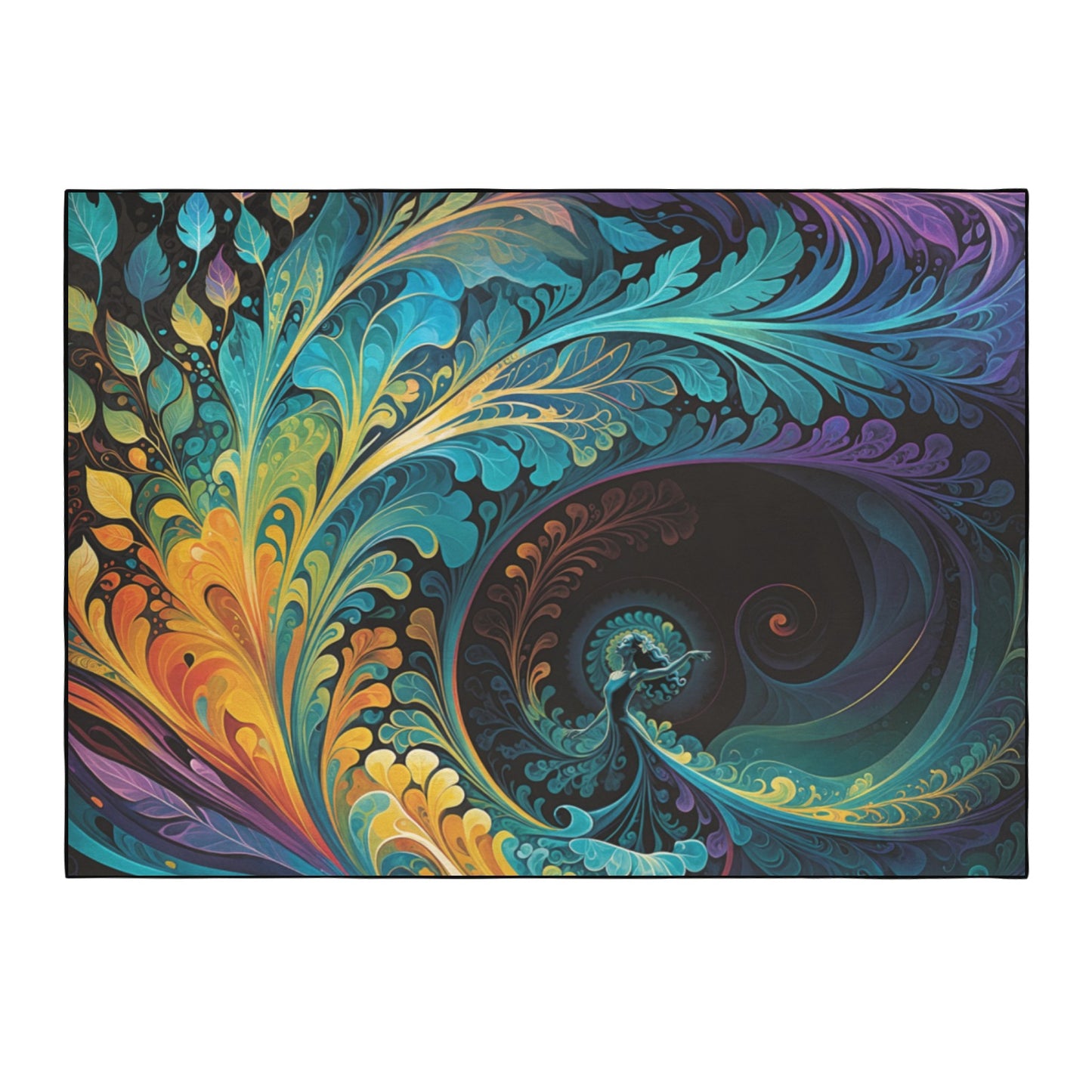 The Rhythm of Expression by Madland Area Rug