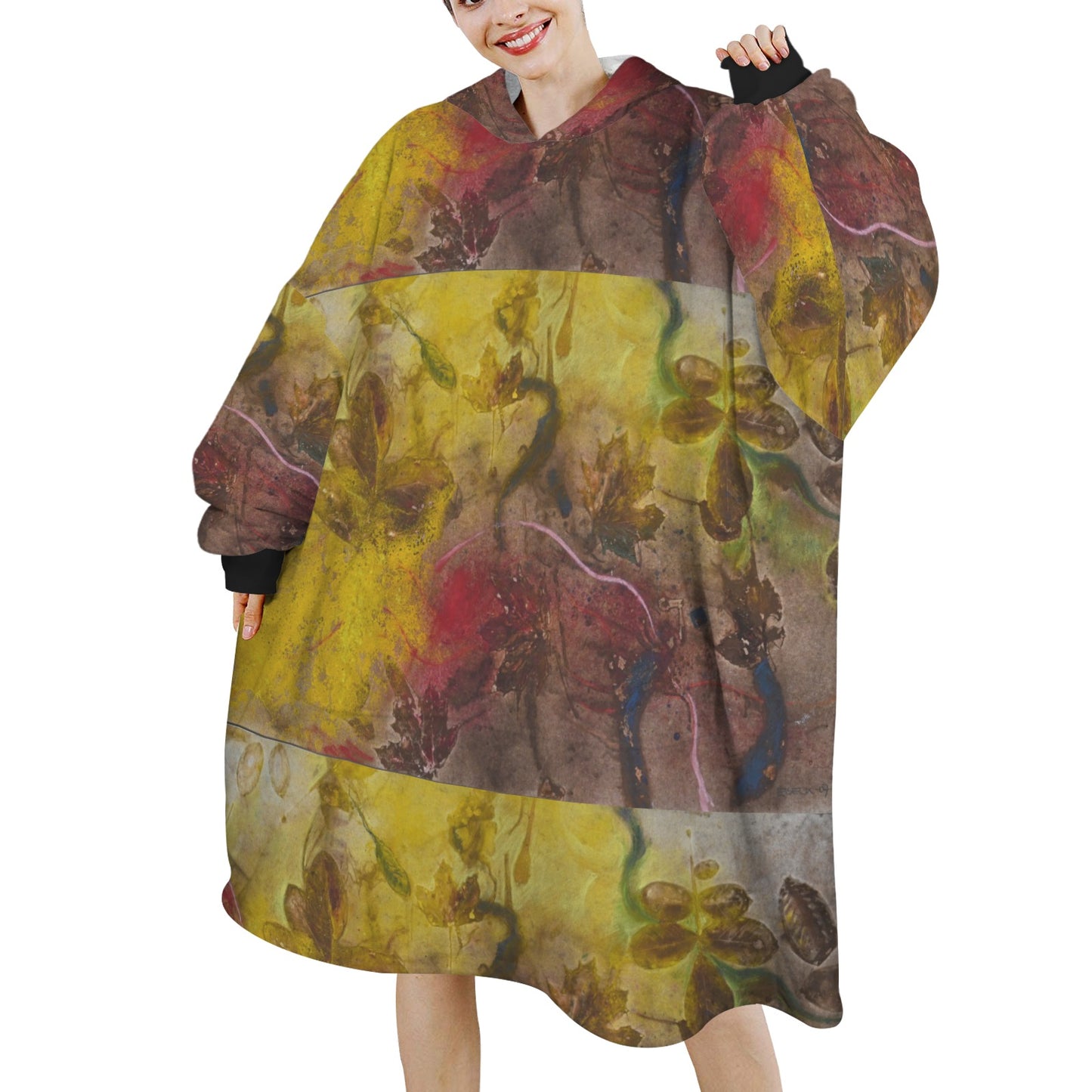 Natur b by Eskild Beck Unisex Blanket Hoodie