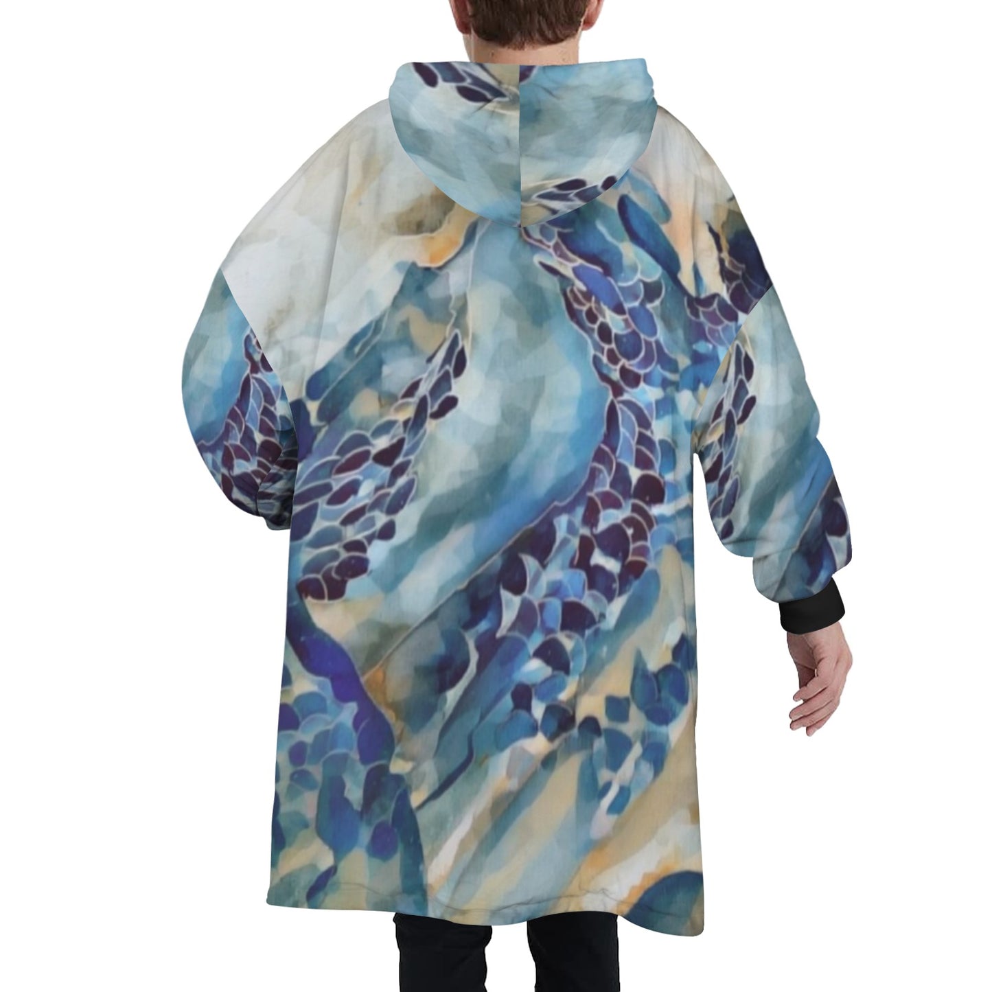 Liminal Light 1 by Helena Barbagelata Unisex Blanket Hoodie
