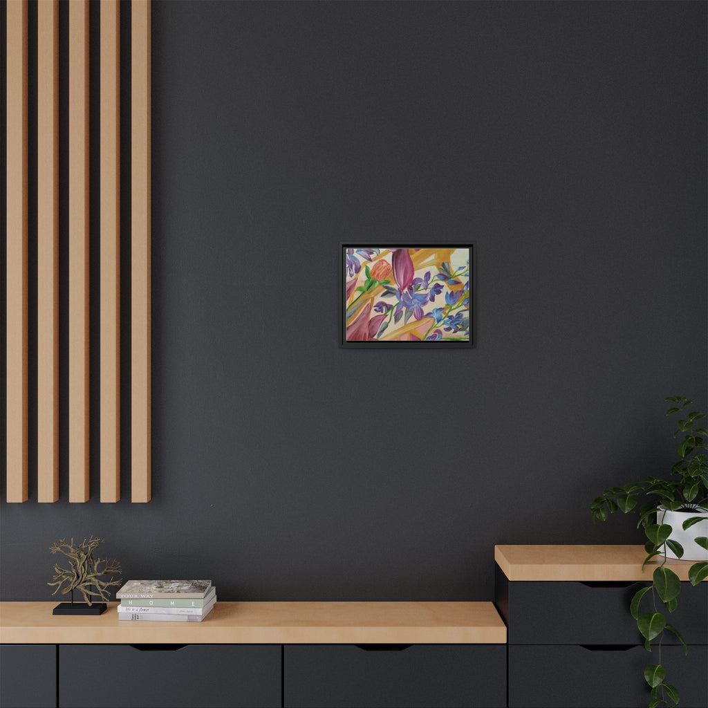 'A Dream of Flowers' Framed Canvas Art