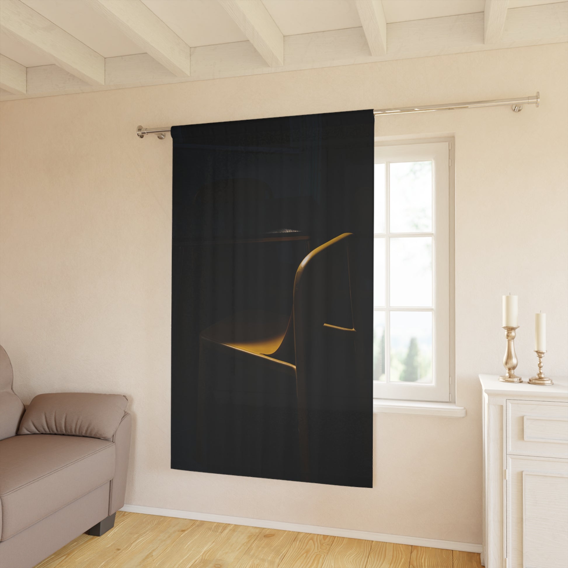 Shadow Chair Window Curtains (1 Piece)