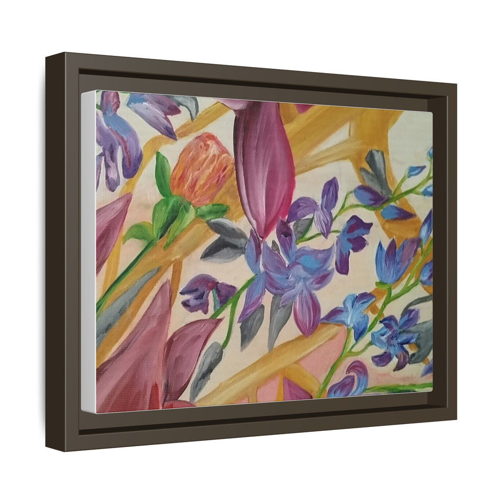 'A Dream of Flowers' Framed Canvas Art