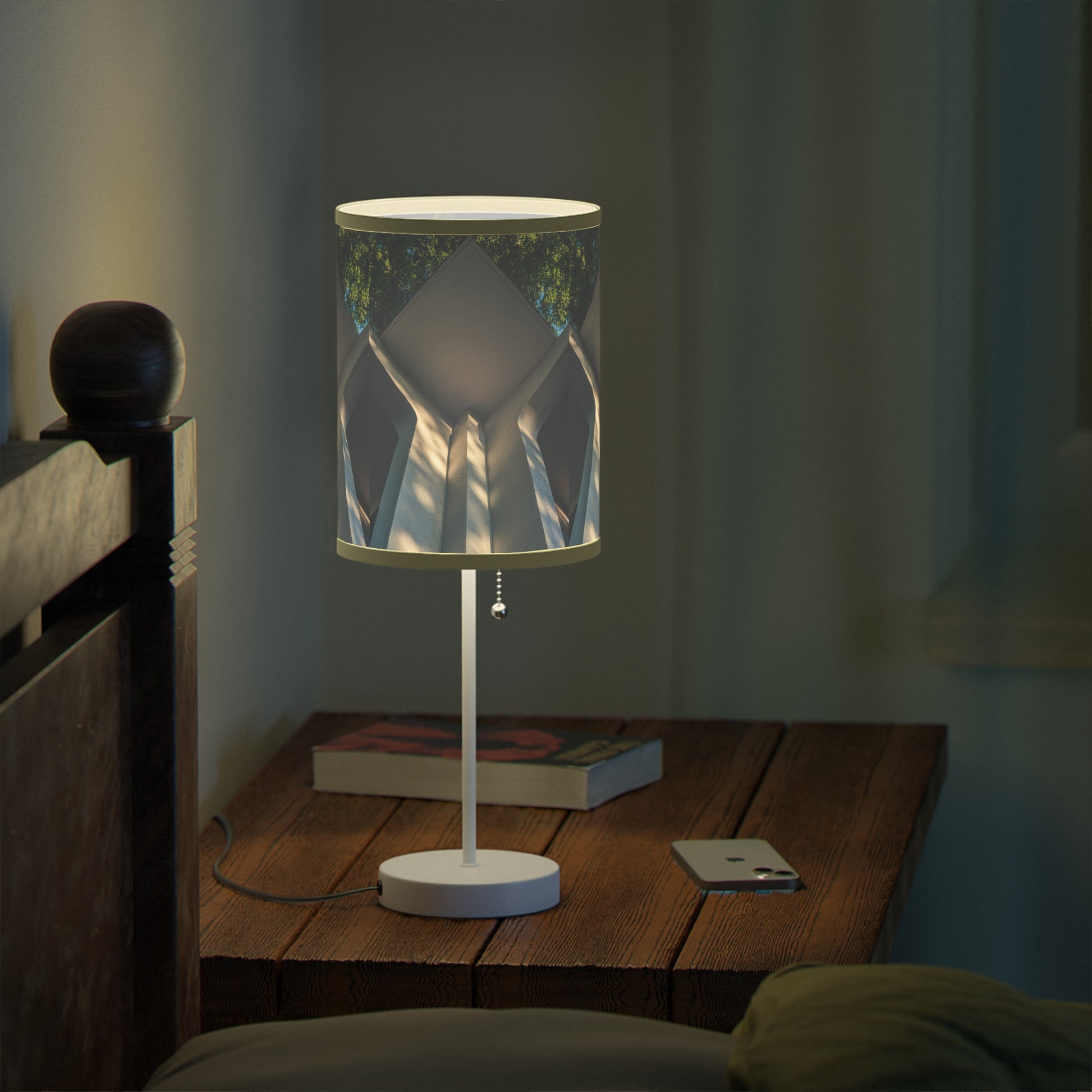Geometric Corner Table Lamp