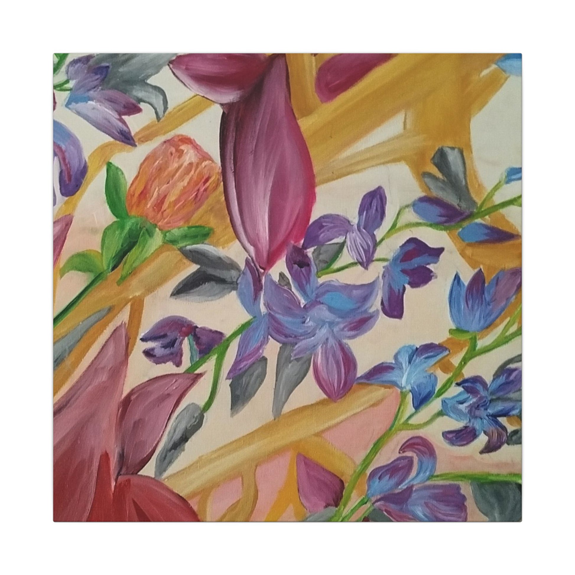 'A Dream of Flowers' Canvas