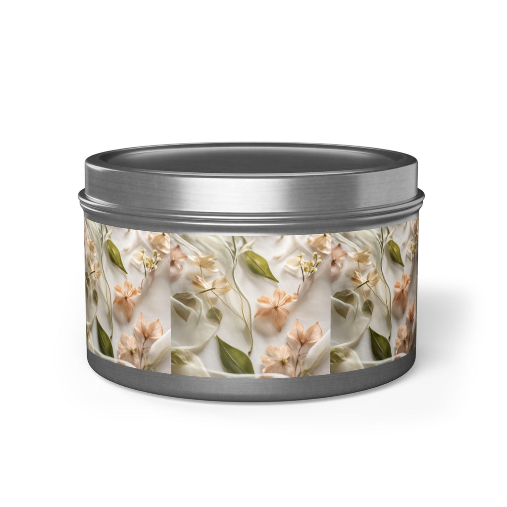 Botanical Elegance Tin Candles