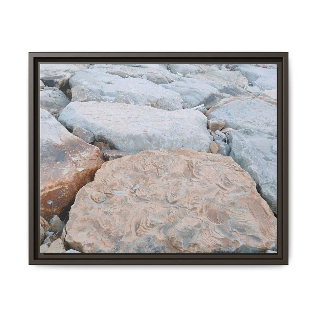 'A Time' Framed Canvas Art