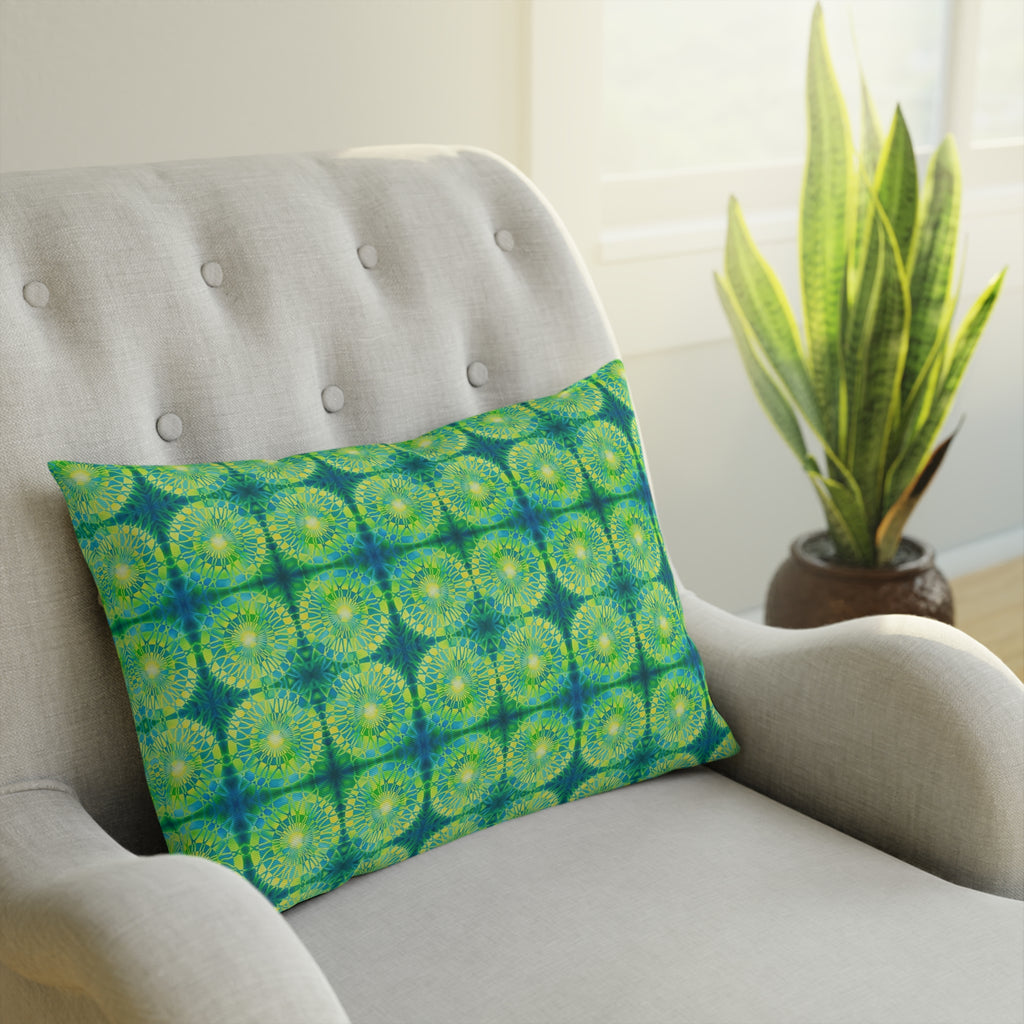 Safety Net Circles by Uta Feinstein Pillow