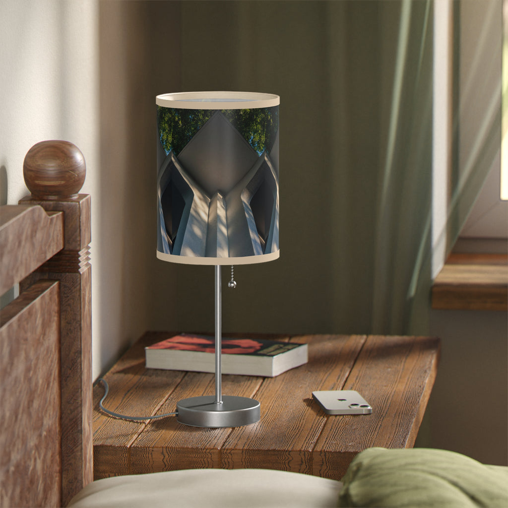 Geometric Corner Table Lamp