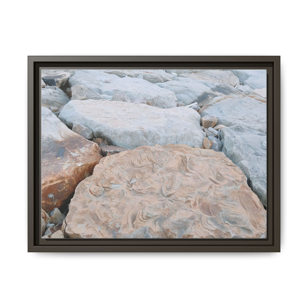 'A Time' Framed Canvas Art