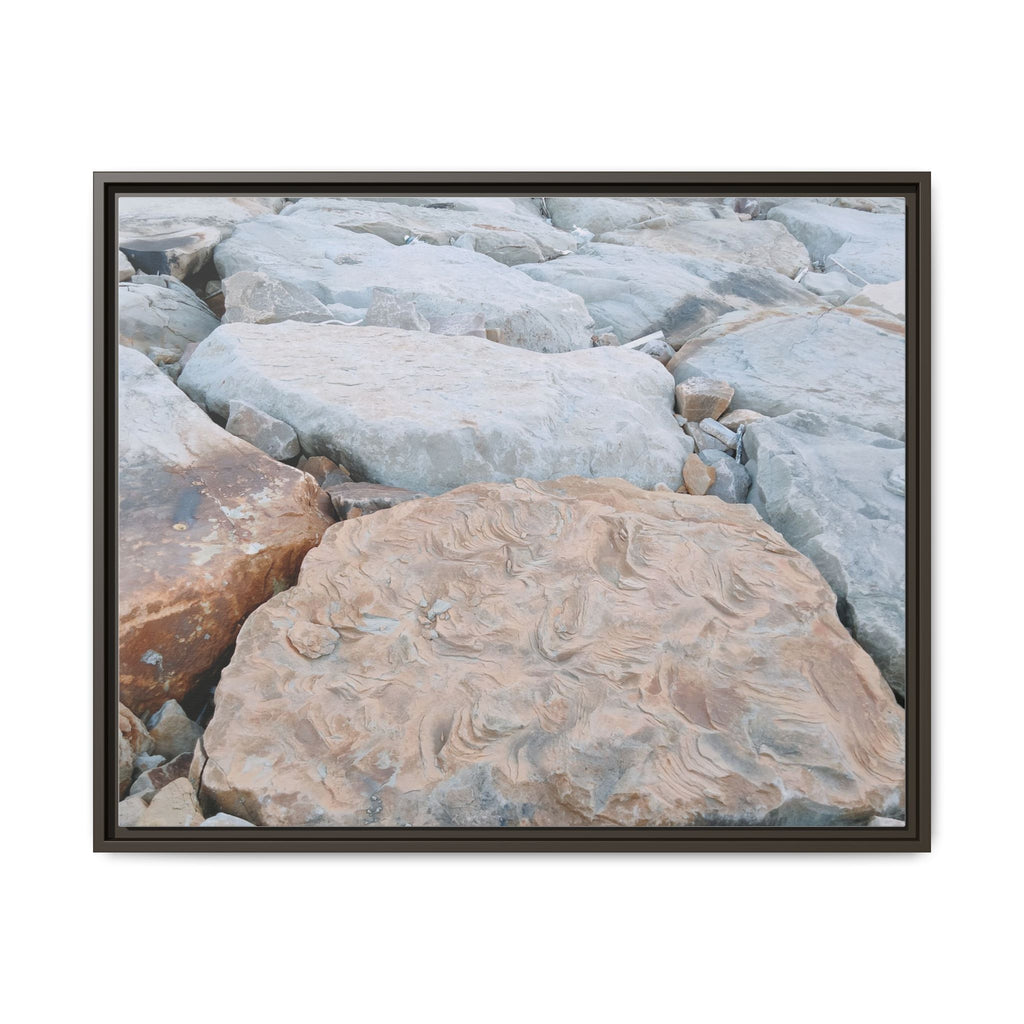 'A Time' Framed Canvas Art