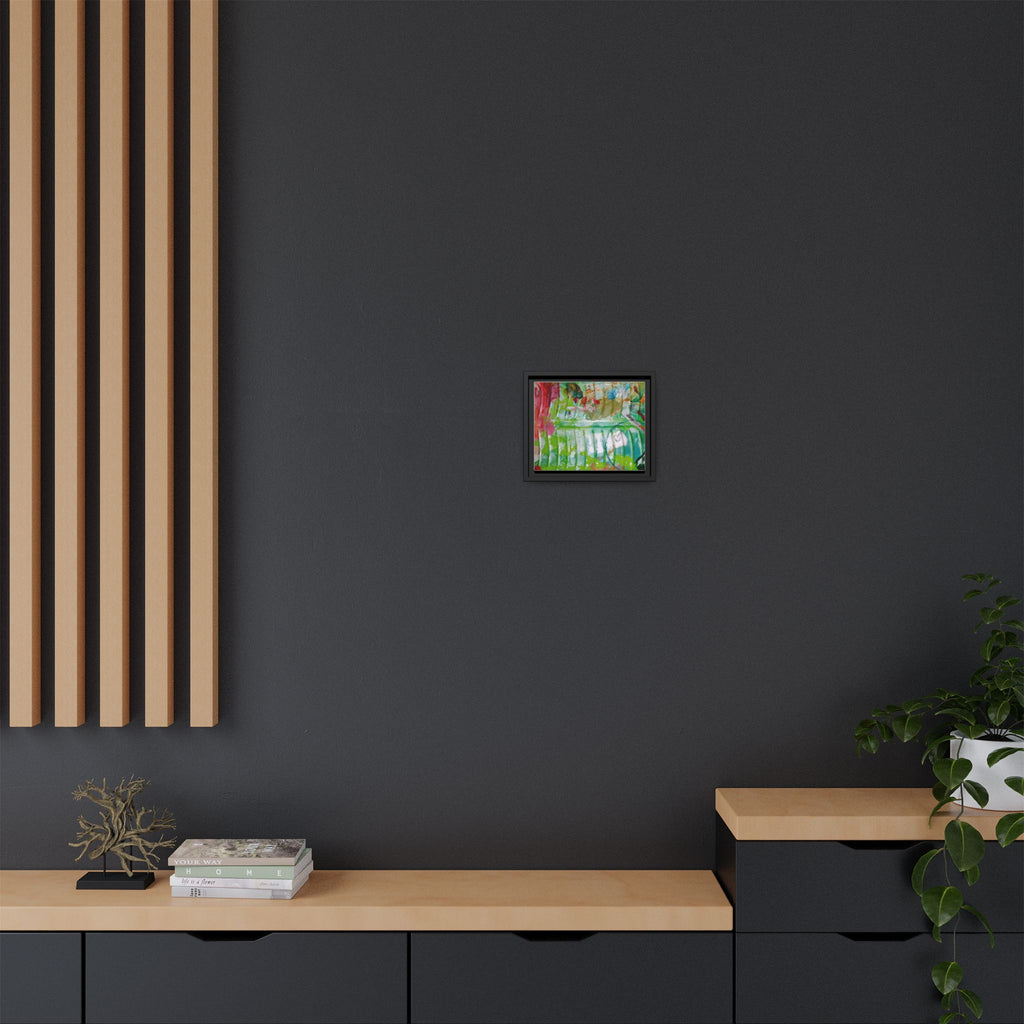 'A Mix of Life' Framed Canvas Art