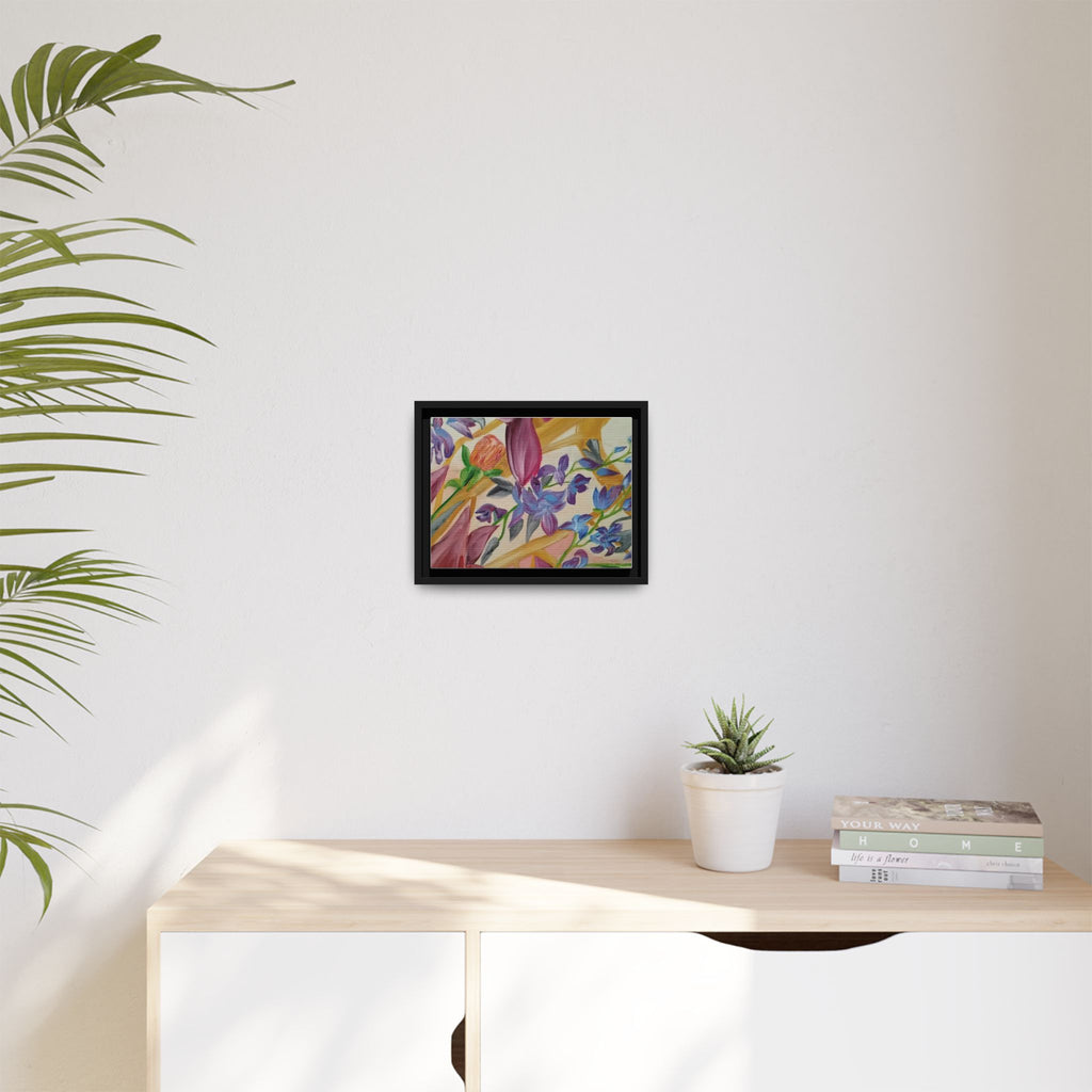 'A Dream of Flowers' Framed Canvas Art
