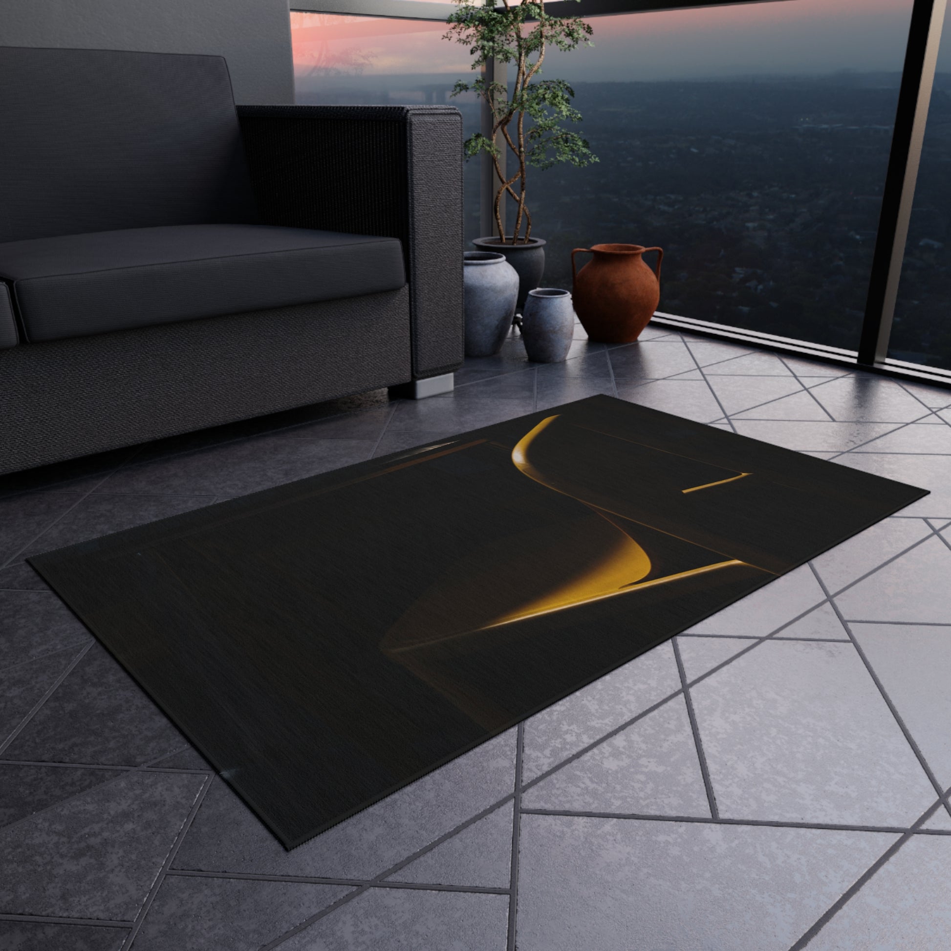 Shadow Chair Outdoor Rug