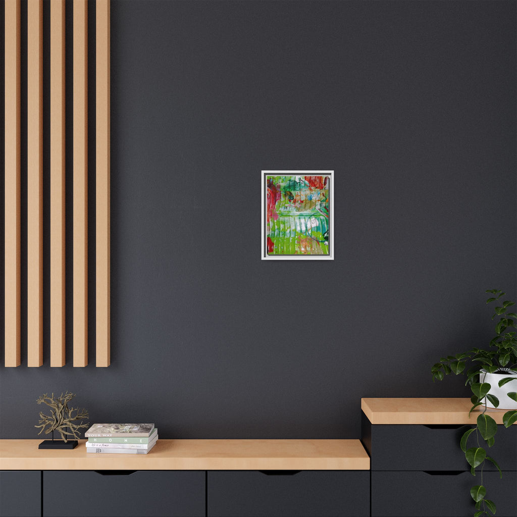 'A Mix of Life' Framed Canvas Art