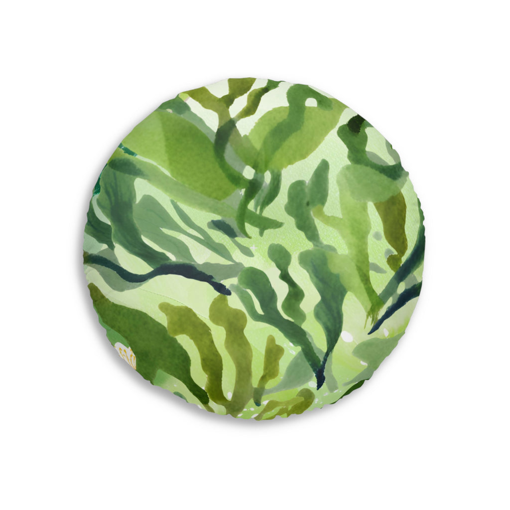 Pond Algae Tufted Floor Pillow