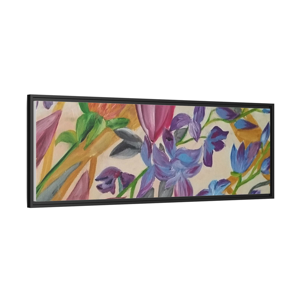 'A Dream of Flowers' Framed Canvas Art