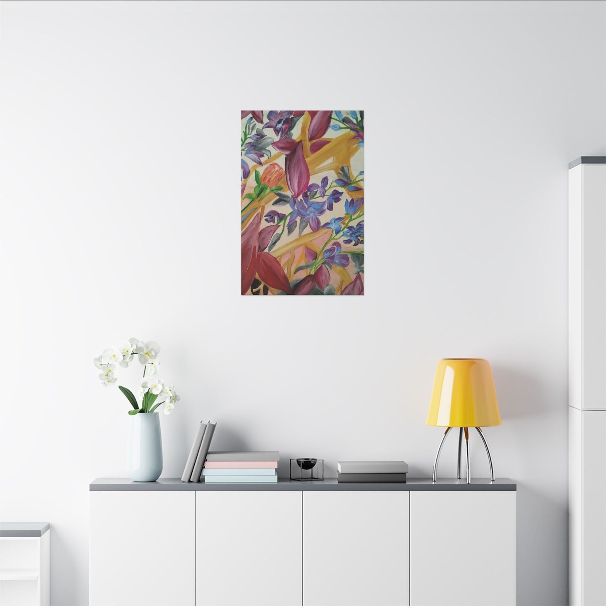 'A Dream of Flowers' Canvas