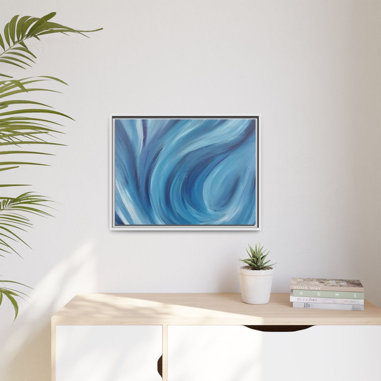 Intrinsic Reflection Framed Canvas Art