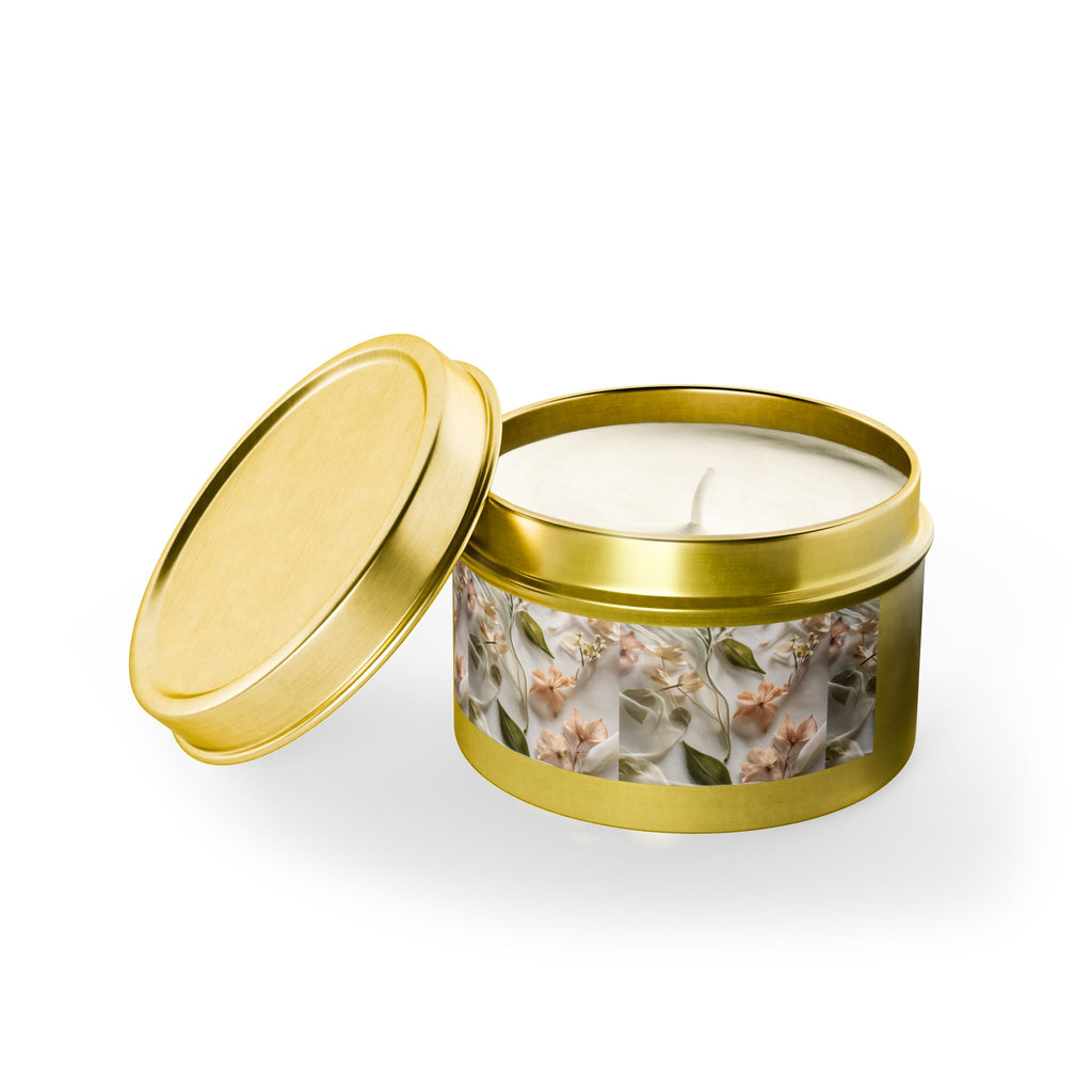 Botanical Elegance Tin Candles