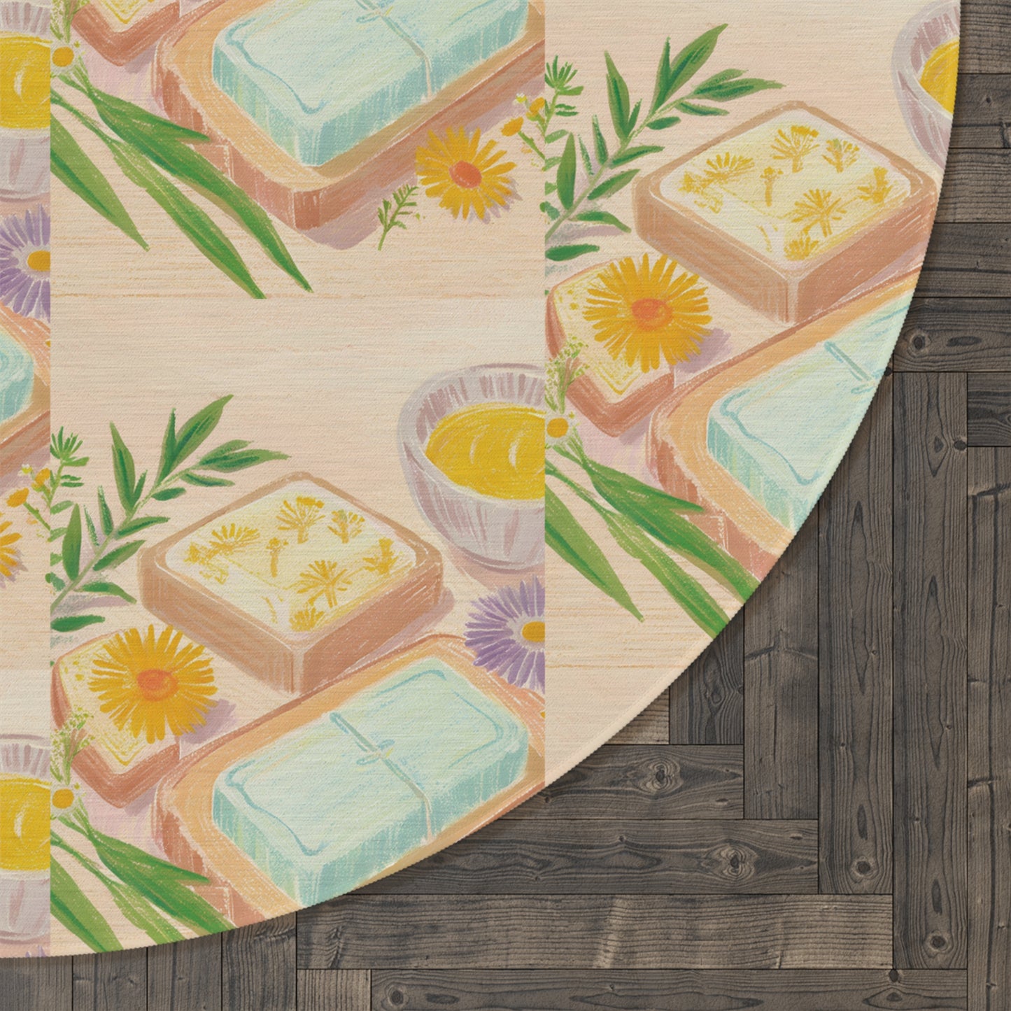Soap Round Rug