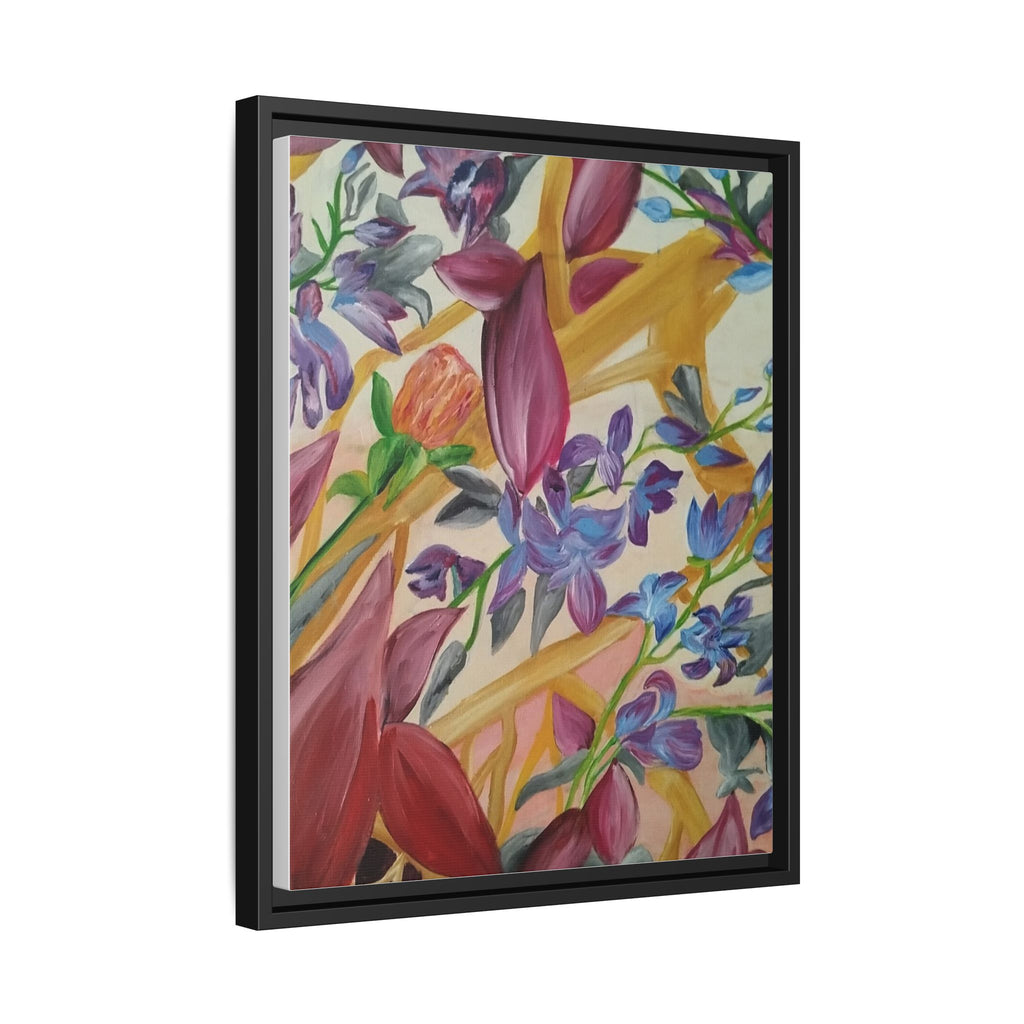'A Dream of Flowers' Framed Canvas Art