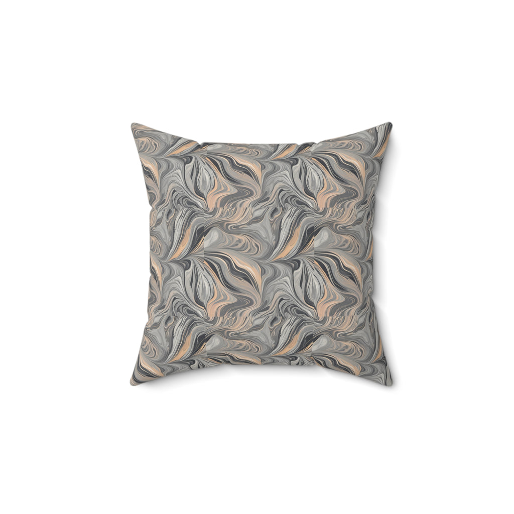 Stonescape Faux Suede Square Pillow