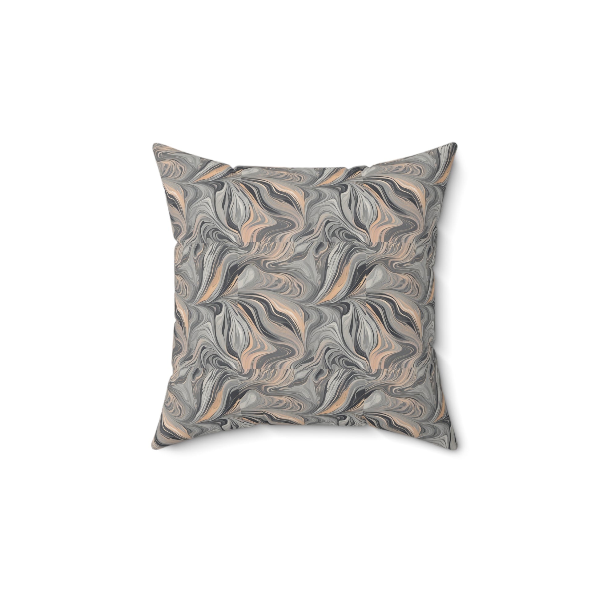 Stonescape Faux Suede Square Pillow