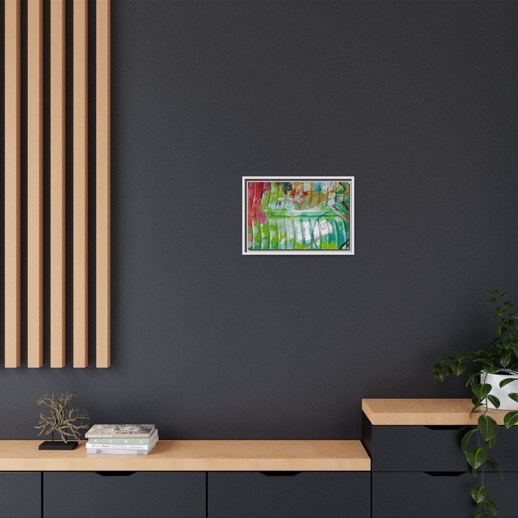 'A Mix of Life' Framed Canvas Art