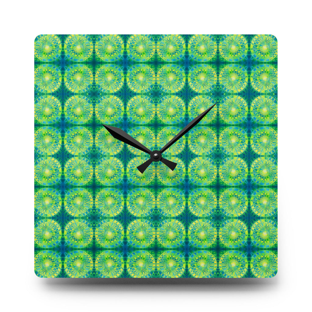 Safety Net Circles by Uta Feinstein Wall Clock