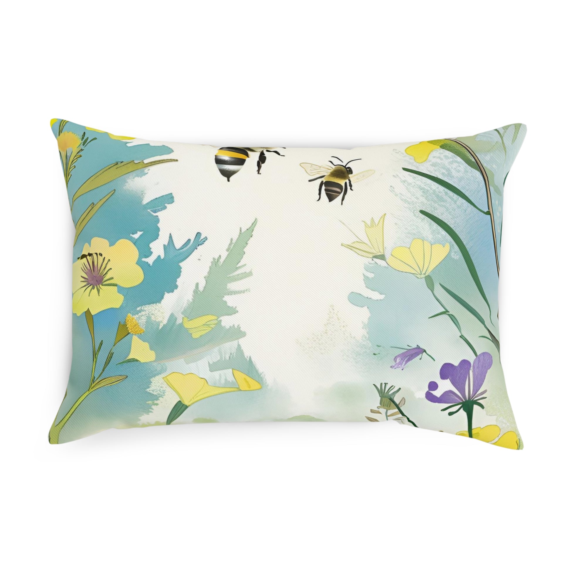 Bee Garden Eco-Friendly Pillow