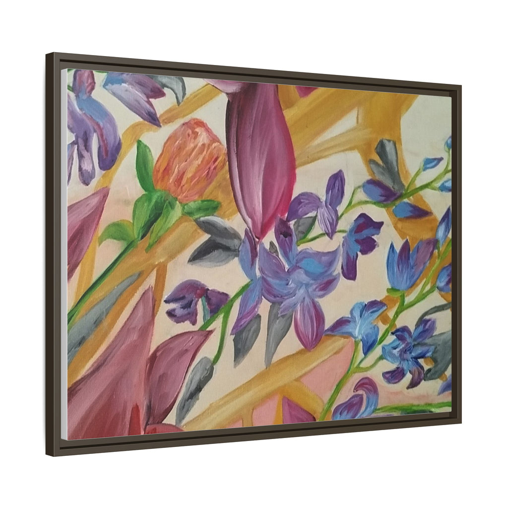 'A Dream of Flowers' Framed Canvas Art