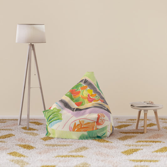 Food Bean Bag Chair Cover