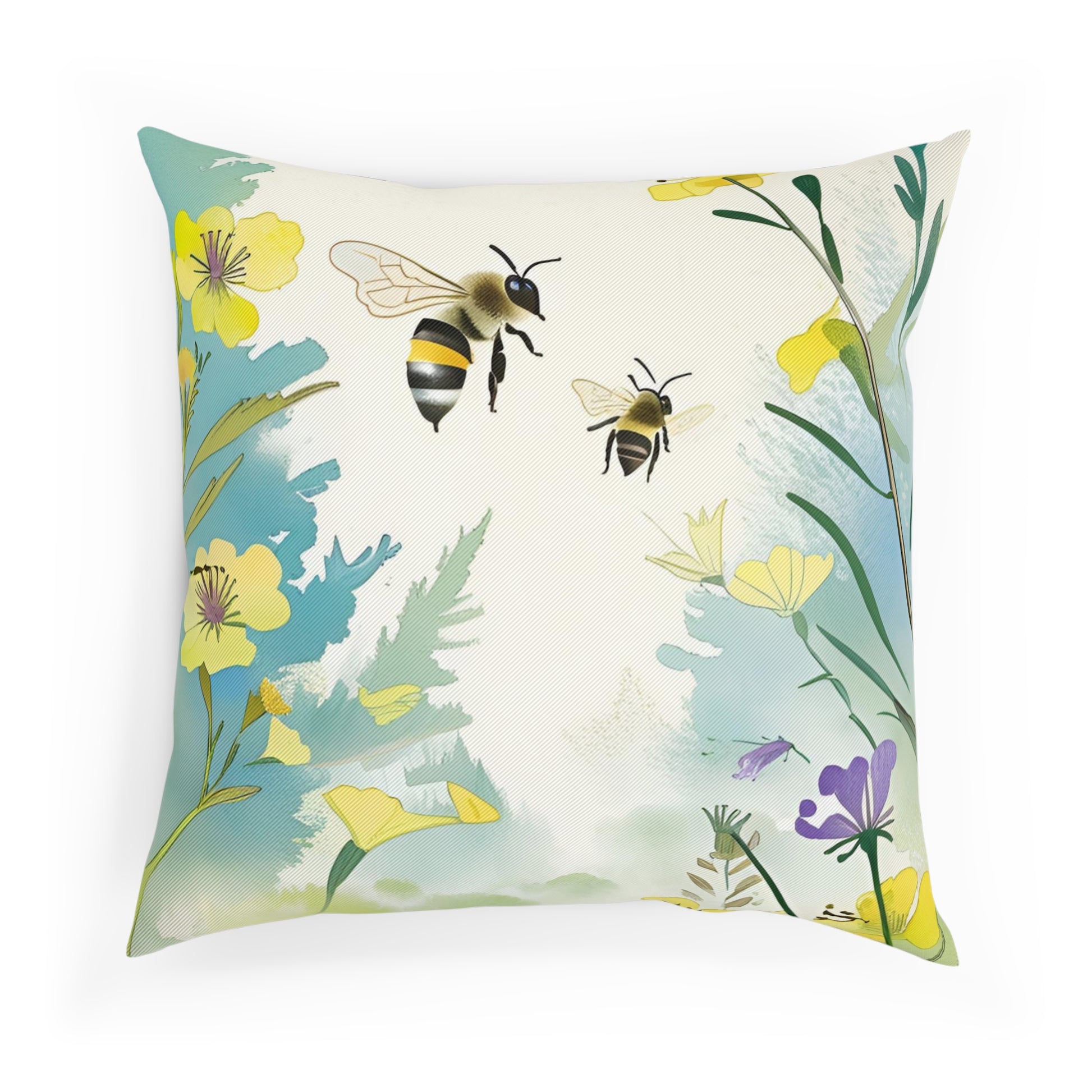 Bee Garden Eco-Friendly Pillow