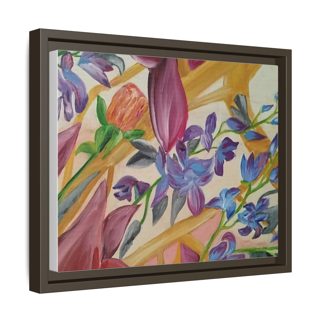 'A Dream of Flowers' Framed Canvas Art