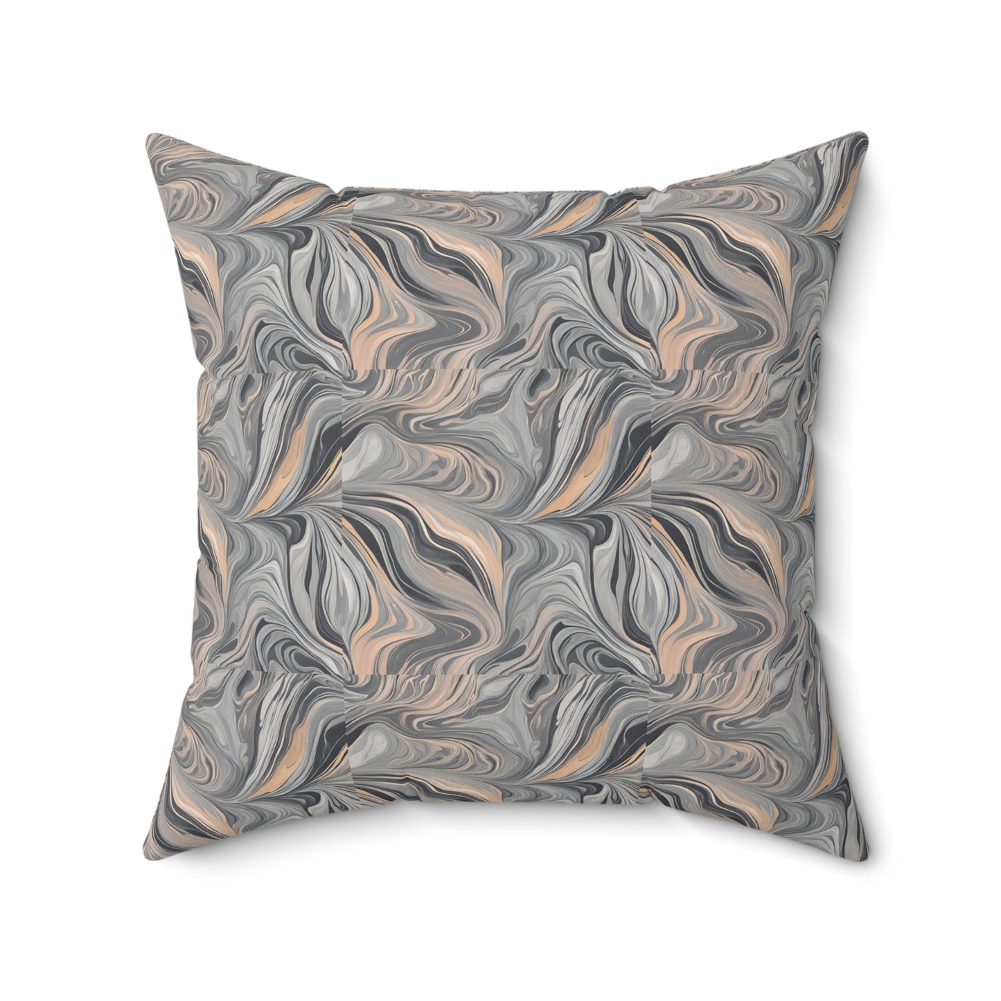Stonescape Faux Suede Square Pillow