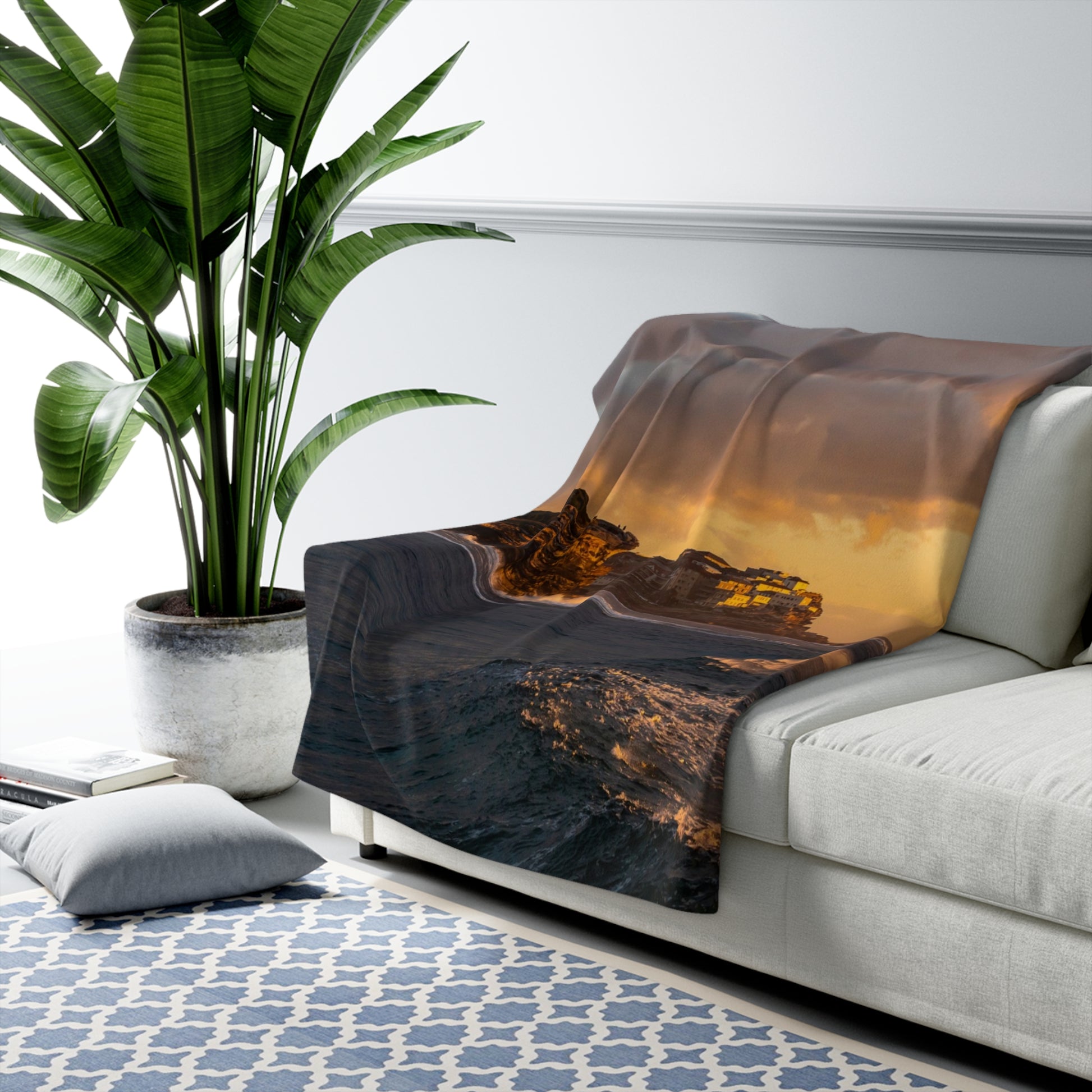 Bronte Surf Fleece Blanket
