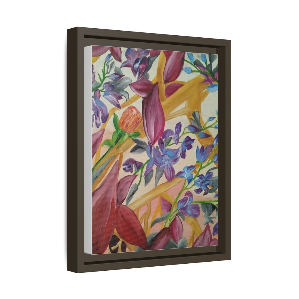 'A Dream of Flowers' Framed Canvas Art