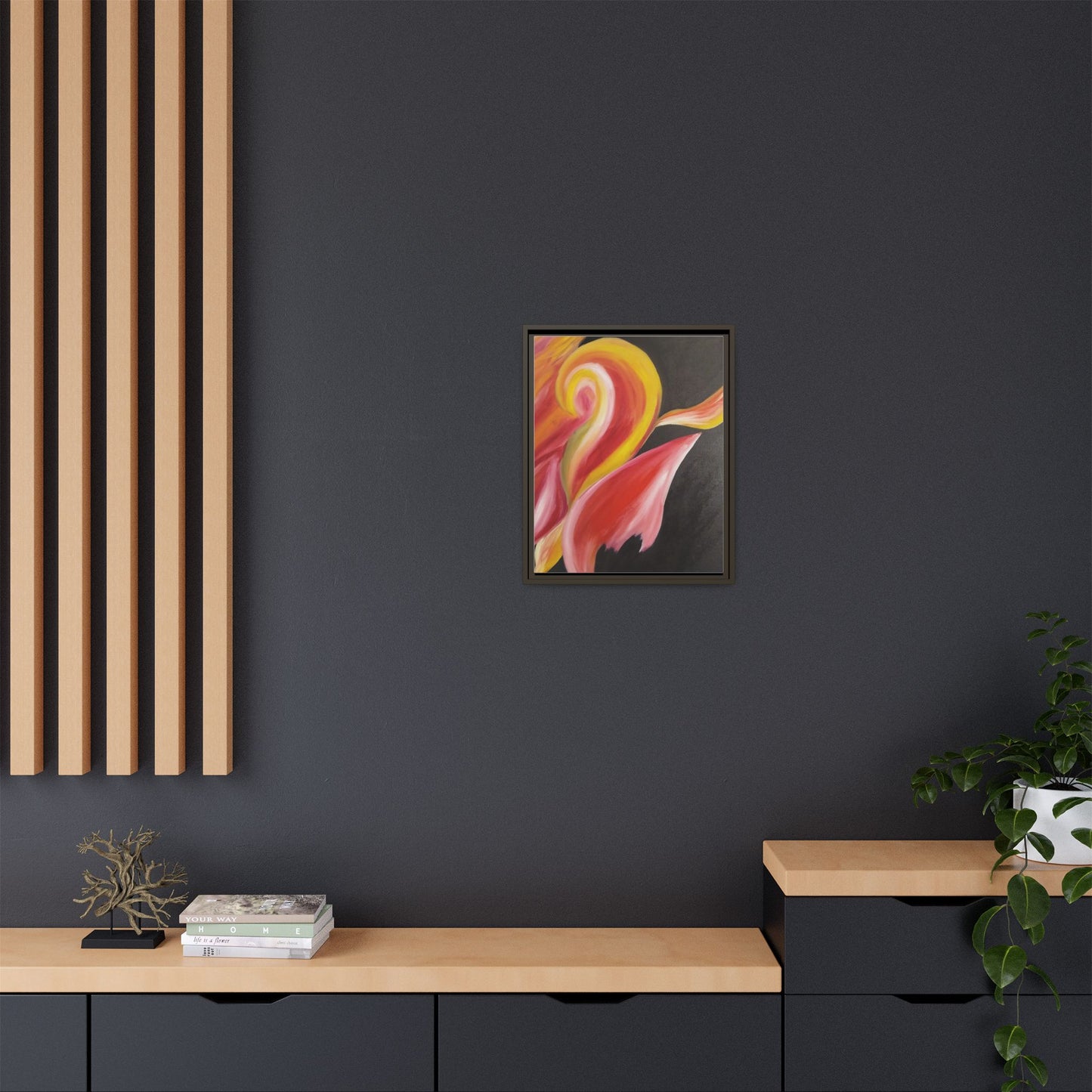 'A Autistic Phoenix' Framed Canvas Art