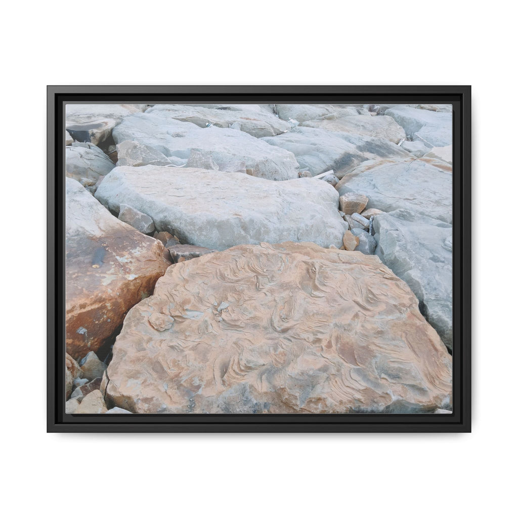 'A Time' Framed Canvas Art
