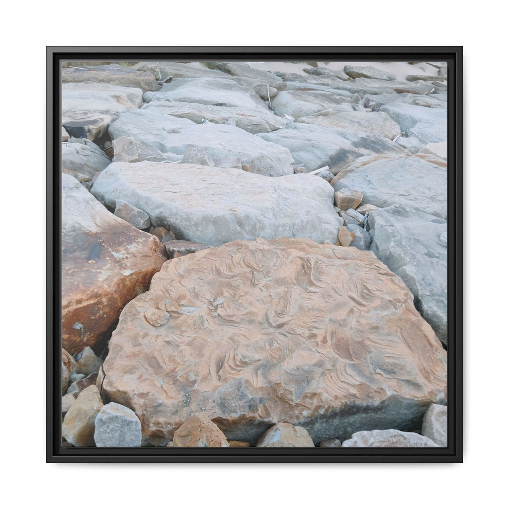 'A Time' Framed Canvas Art