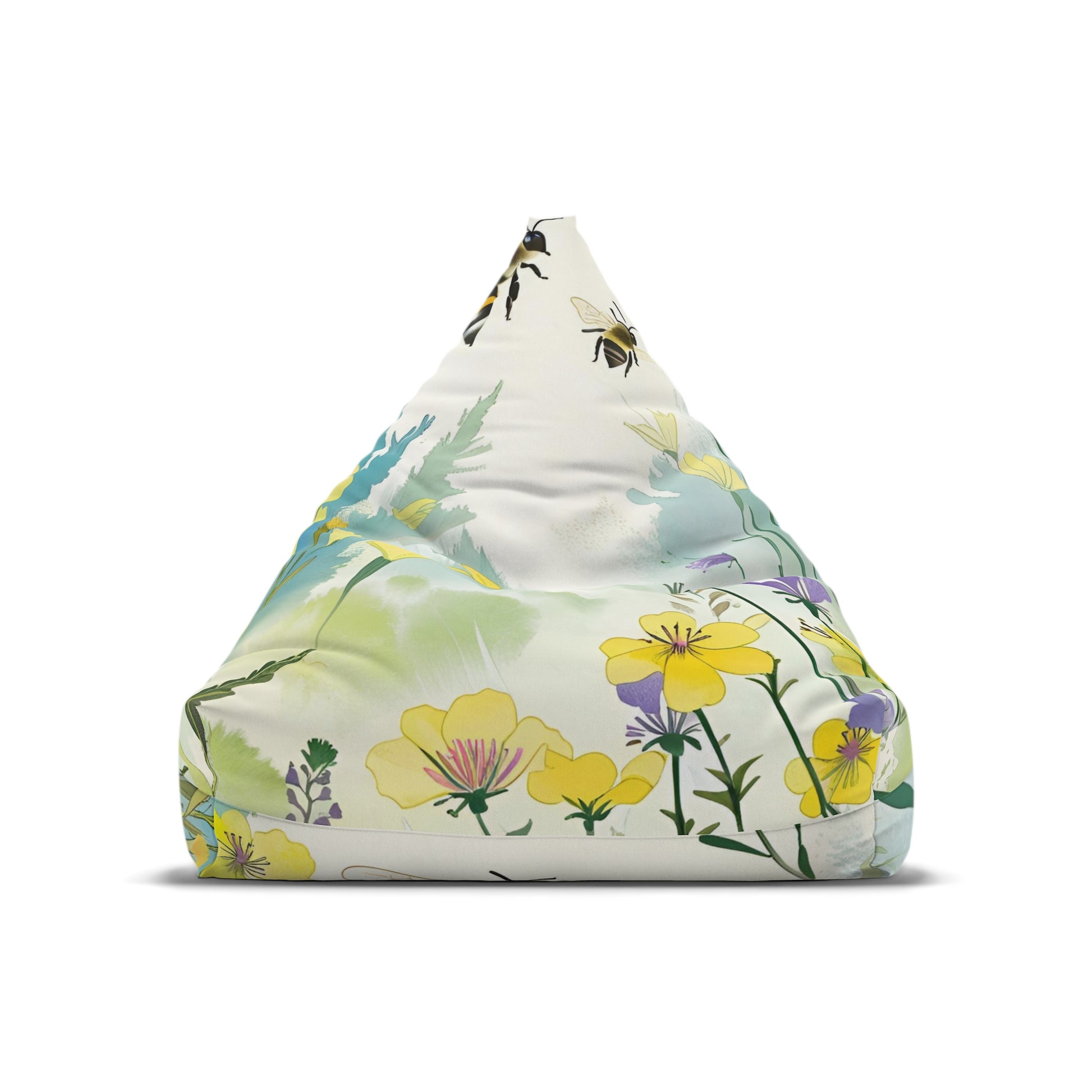 Bee Garden Bean Bag Chair Cover